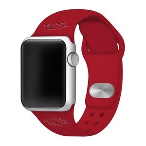 Affinity Bands Accessories - Arkansas Razorbacks Apple Compatible Watchband Affinity Bands Accessories - Arkansas Razorbacks Apple Compatible Watchband